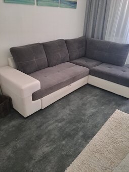rohová rozťahovacia sedačka s úložným priestorom - 3