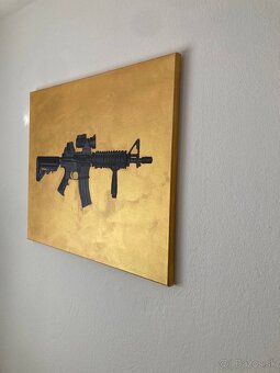 Obraz olejomalba AR15 - 3