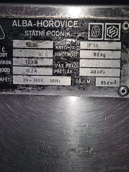 Varný kotol Alba Horovice 85l - 3