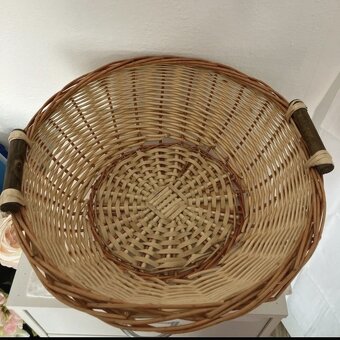 Prútený veľký košík - 3