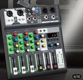 Audio Mixer Profesionál NS 06 + mikrofón Behringer - 3