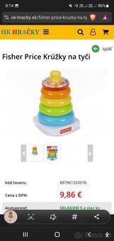 Puzzle, kruhy Fisher Price, kreslenie - 3