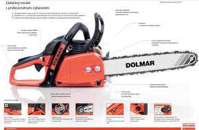 Motorová píla Dolmar PS-32C - 3