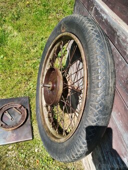 Bicykel na wehrmacht motocykel DKV 350 nd v pieskovej farbe - 3