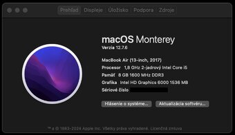 MacBook Air 13” (2017) – TOP stav, málo používaný - 3