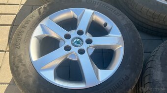 Disky Skoda R16 + letne pneu Continental - 3