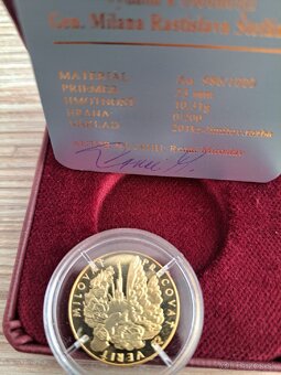 M. R. Štefánik - zlatá medaila - M. Ronai-REZERVOVANÉ - 3
