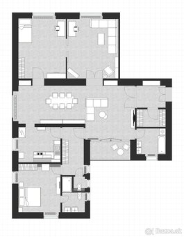 Predaj 5-izb. byt s dušou, 183 m2, Holubyho ul., Staré Mesto - 3