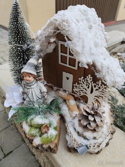 Vianočná dekorácia domček - 3