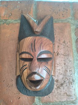 Drevene Africke masky. - 3