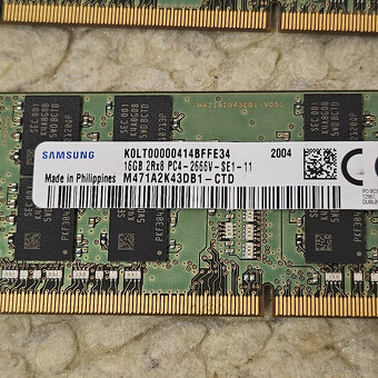 Pamäte do notebooku SODIMM DDR4 kit 2 x 16 GB 2666 - 3
