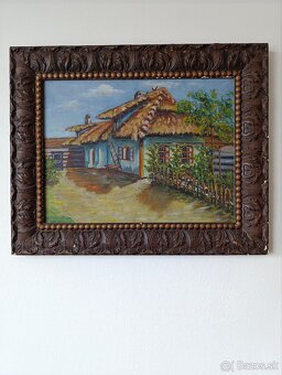 Obraz Domček so slamenou strechou - 3