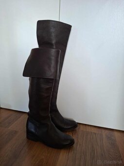 kožené čižmy 36 tommy hilfiger - 3