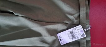 Mango elegantné zelené nohavice - 3