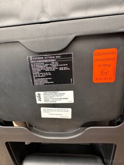 Predám detskú autosedačku Joie 0-18kg - polohovateľná - 3