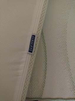 valanda + vrchny, tenky DORMEO matrac,  TOP STAV - 3