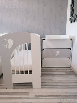 Postieľka + prebaľovací pult - 3