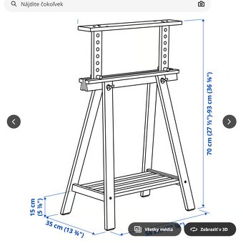 IKEA PRACOVNY STOL LAGKAPTEN / MITTBACK - 3