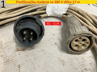 Predlžovačka medená na 380 V - 3