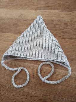 Pletená detská čiapka - Elf - 3