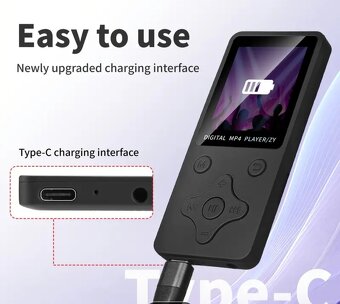 Predám nový MP3 MP4 prehrávač USB C - 3