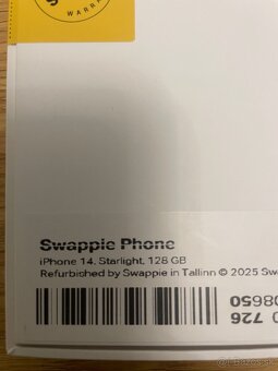 Predám repasovany IPhone 14, Srarlight 128GB - 3