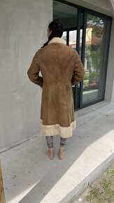 Kožený dámsky kabát - 3