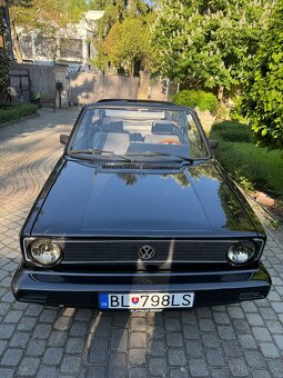 Predám VW Golf 1 Cabrio r.v. 1989 - 3