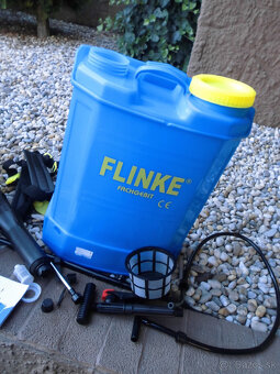 Ručný Aku+ mechanicky postrekovač 2+1 Flinke 16l+príslušens - 3
