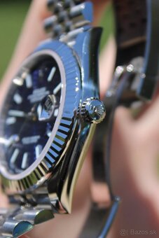 Clean 3235 Rolex DateJust 41mm fluted blue motif Jubilee - 3