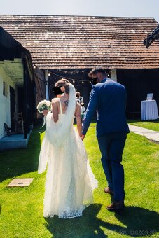 Svadobné šaty XS / 34-36 - 3