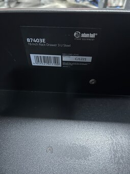 Adam Hall 87403E Drawer 3U - 3