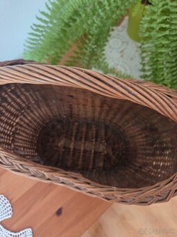 Maľovaný starožitný košík - 3