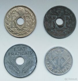 mince z cias 2 . svetovej vojny - Francuzsko - 3
