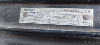 Trojfázový asynchrónny motor 11kW, ako nový - 3
