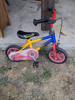 Detský bicykel Dinotti Jump s pomocnými kolieskami - 3