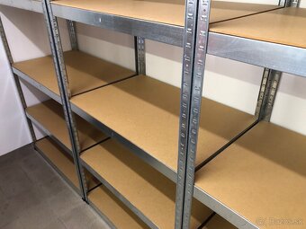 Pozinkované regále + MDF doska 180x90x60 - 3