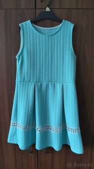 Predám detské slávnostné šaty veľkosť 116 a 134 - 3