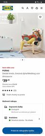 Detske kreslo Ikea POÄNG - 3