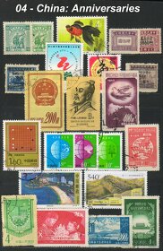 Poštové známky, filatelia: Čína - 3