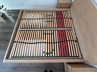 Ikea MALM postel+rosty+sufliky+nocne stoliky - 3