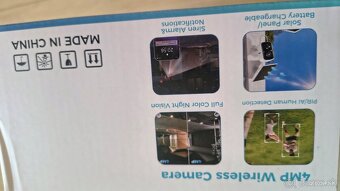 Solar Wifi bezpečnostna 4mpix kamera - 3