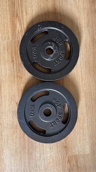 Predám závažia (kotúče) cca 200 kg + stojan – 499 € - 3