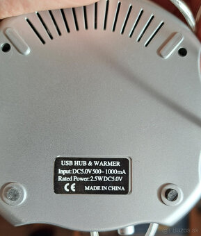 USB Hub+ ohrievač - 3