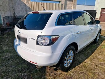 Mazda cx7 2.3 disi turbo 191kw rok 2008 biela perleť. - 3