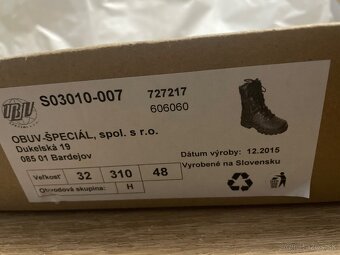 Predám policajné, vojenské kanady veľkosť 48 goretex - 3