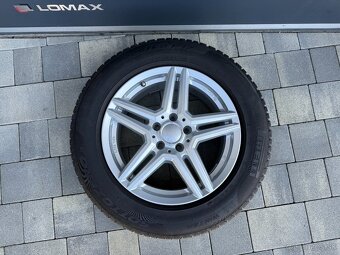 Hliníkové disky AUDI A6 + zimné pneu 225/60 R17 - 3