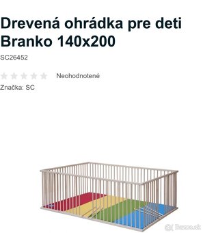 Drevena ohradka 140x200 - 3