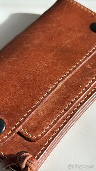 Peňaženka ručne vyrobená z teľacej kože vysokého stupňa - 3