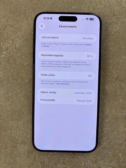 Iphone 15 Pro Max 256gb 96% baterie - 3